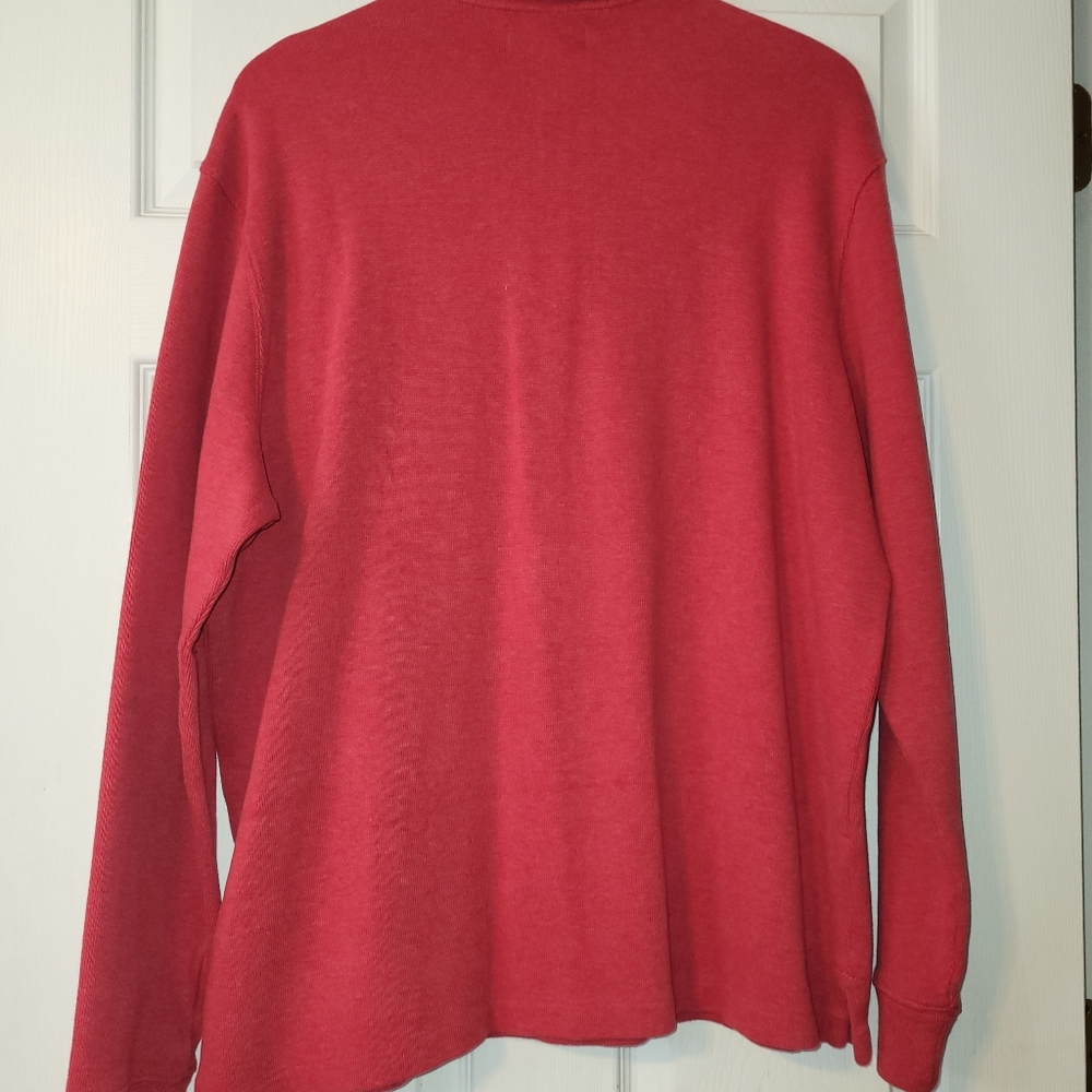 Polo by‎ Ralph Lauren Men's Classic Quarter-Zip Sweater Size XL Soft Red - Picture 2 of 7